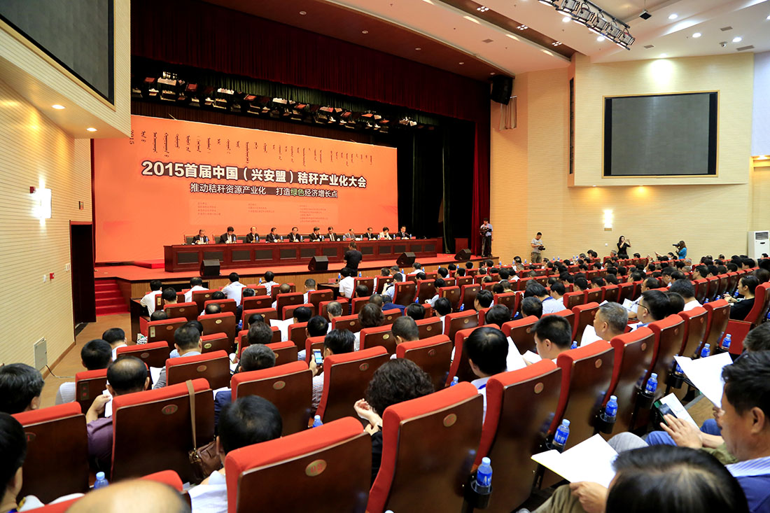 2015首届中国（兴安盟）秸秆产业化大会现场